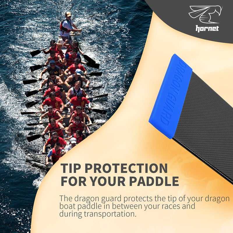 Dragon Guard Tip Protector for Dragon Boat Paddles (blue) - Image 4